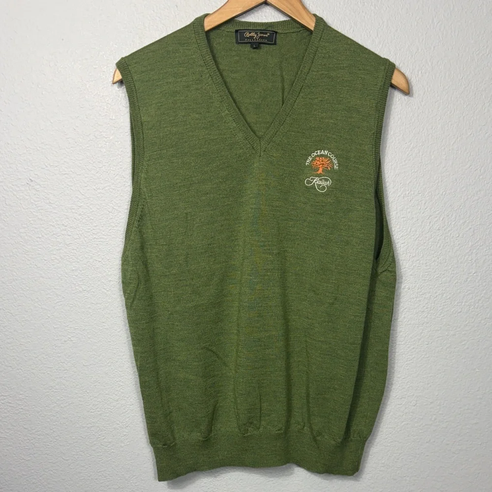 Bobby Jones Men's Kiawah The Ocean Course V-Neck Sweater Vest